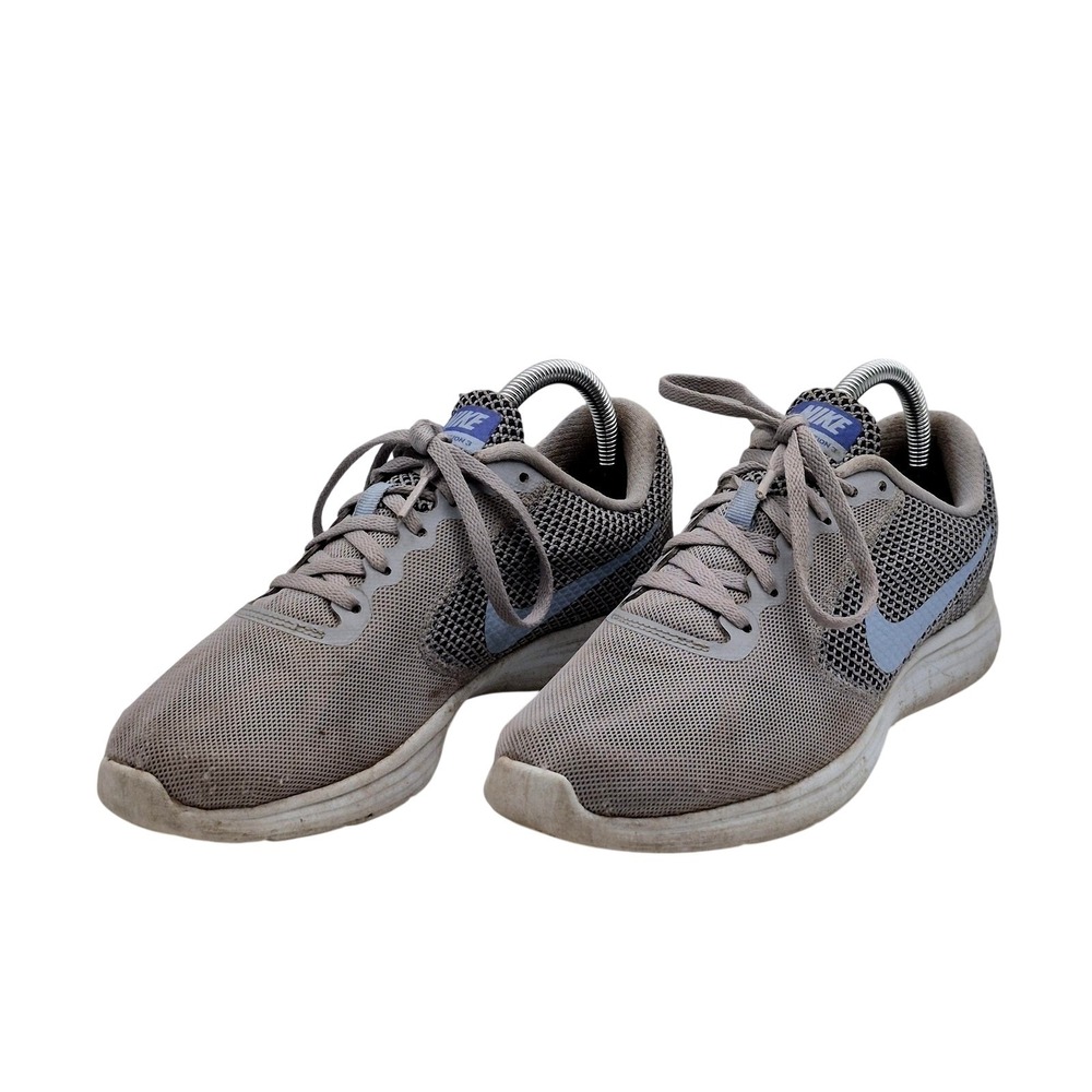 Nike Revolution 3 Shoes Womens Size 8.5 Gray Mesh Running Sneakers 819303-014
